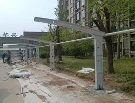 小区停车棚安装